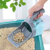 TechTic Kedi Kum Temizleme Küreği Yeni Nesil A Kalite 29cm Poşet Hazneli(1 Adet Hediye Poşet) - 5