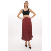 SORALLİNE KADIN PLİSOLEY ETEK 781 TARÇIN - 1