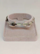 Yeşil Rutil Kuvars Taşı Tasarım Bileklik (47128) thumbnail 2