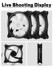 SNT Energy SGQ-A-5VARGB 120 Mm. Argb Yüksek Performans Düşük Gürültü Kasa Fanı - 6