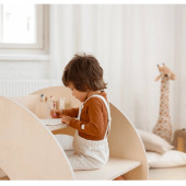 Reyo Micki 2in1 Montessori Kitaplıklı Çalışma Masası 110cm - 5