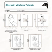 TEKNOTEL VAKUMLU TUVALET KAĞITLIK KROM DM271 - 4