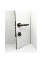 Punch Mat Skoç Füme Rozetli Wc Banyo Kapı Kolu 1 Takım thumbnail 4