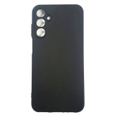 Samsung Galaxy A15 Uyumlu Ruber Case Yumuşak Slikon Kılıf Siyah - 1