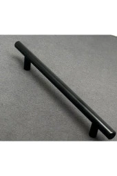 Helen Mat Siyah Tv Ünitesi Vestiyer Yatak Odası Mutfak Dolap Çekmece Kulpu 128 Mm 2 Adet thumbnail 3