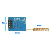 433Mhz Lora RA-01 Kablosuz Haberleşme Modülü 433 Mhz SX1278 Transceiver Uzun Mesafe 0.5km/10km - 8