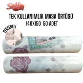 Self Tek Kullanımlık Masa Örtüsü 140x150cm 50 Li - 1