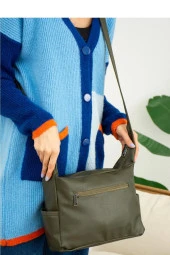 Yeni Sezon Bayan Çapraz Omuz Askılı Yıkama Deri - 4