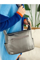 Yeni Sezon Bayan Çapraz Omuz Askılı Yıkama Deri - 3