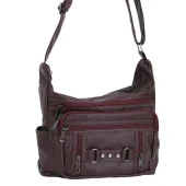 Yeni Sezon Bayan Çapraz Omuz Askılı Yıkama Deri - 1