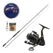 YekOutdoor Spin Olta Seti Savage Gear SG4 Shore Game 9' /2.74 cm 10-30 gr 2 Parça&Savage Gear SG4C 4000 FD 10+1BB Olta Makinesi - 1