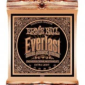 Ernie Ball P02550 Everlast Akustik Gitar Teli (Extra Light) thumbnail 1