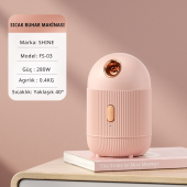 Mini Ortam Oda Hava Nemlendirici Sıcak Buhar Makinesi Cilt Bakım - 3