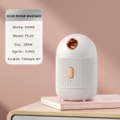 Mini Ortam Oda Hava Nemlendirici Sıcak Buhar Makinesi Cilt Bakım - 4