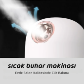 Mini Ortam Oda Hava Nemlendirici Sıcak Buhar Makinesi Cilt Bakım - 8