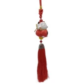 Feng Shui Maneki Neko Şans Kedisi Kırmızı No.1 thumbnail 4