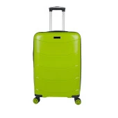 Bagacar Ultra Hafif Silikon 3lü Set Valiz Fıstık Yeşili+ETİKET HEDİYELİ! - 3