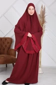 İki Parça Dantelli Arap Model Namaz Elbisesi - 3