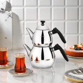 Schafer Tea Chef Küçük Boy Çaydanlık Takımı 4 Parça-Siyah - 1