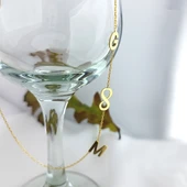 Vaoov 925 Ayar Gümüş İki Harfli Sonsuzluk Kolye thumbnail 8