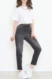 Boyfriend Kot Pantolon Füme3 - 4