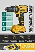 Ekinler EEA257 Akülü 58vf Lazer Terazi ve Vidalama Matkap Seti - 4