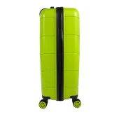 Bagacar Ultra Hafif Silikon Orta Boy Valiz Fıstık Yeşili+ETİKET HEDİYELİ! - 3