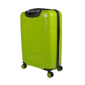 Bagacar Ultra Hafif Silikon Orta Boy Valiz Fıstık Yeşili+ETİKET HEDİYELİ! - 4