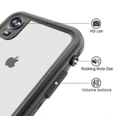 Apple iPhone XR 6.1 Kılıf Toz Kir Su Geçirmez Kapak - 8