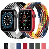 Apple Watch 44/45/46/49mm Kordon Large Örgü Solo Loop Kordon 32 160mm 2/3/4/5/6/se/7/8/9/10/11/ultra - 1