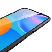 Huawei P Smart 2021 Kılıf Deri Tarzı Niss Silikon Case - 7