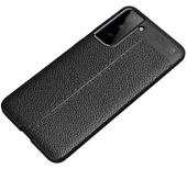 Samsung Galaxy S21 Kılıf Deri Tarzı Niss Silikon Case - 4