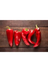 50 Adet Tohum Kırmızı Kapya Biber Tohumu Etli Pat Biber Kebaplık Biber Sürpriz Hediye Tohumlu thumbnail 3