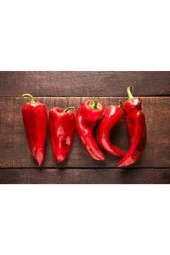 20 Adet Tohum Kırmızı Kapya Biber Tohumu Etli Pat Biber Kebaplık Biber Sürpriz Hediye Tohumludur thumbnail 3