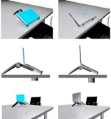 Laptop Macbook Masaüstü Bilgisayar Standı UP1 Laptop Standı - 6