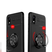 Samsung Galaxy A01 Core Kılıf Yüzüklü Magnetli Ravel Case - 3