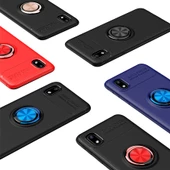 Samsung Galaxy A01 Core Kılıf Yüzüklü Magnetli Ravel Case - 2