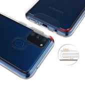 Samsung Galaxy M30S Kılıf Şeffaf Sararmaz Gard Silikon - 6