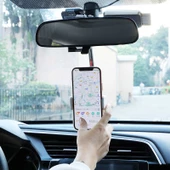 Dikiz Aynası İnce Araç İçi Telefon Tutucu Dik-Yan Durdurabilme - 1