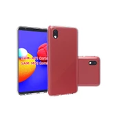 Samsung Galaxy A01 Core Kılıf Şeffaf Silikon Hibrit Case - 8