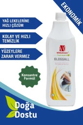 Glossal Helal Sertifikalı Yağ Çözücü Konsantre 1000 ml - 4