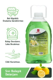Sıvı Bulaşık Deterjanı Limon Işıltısı Yeşil 2 L - 1