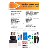 24 lü Havacı Tavsiye Asker Seti  - Bedelli Askerlik Seti - Asker Malzemeleri - 2