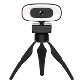USB Webcam 2K HD Dahili Mikrofonlu Işıklı Online Görüşme PC-10 - 8