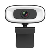 USB Webcam 2K HD Dahili Mikrofonlu Işıklı Online Görüşme PC-10 - 4