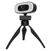 USB Webcam 2K HD Dahili Mikrofonlu Işıklı Online Görüşme PC-10 - 9