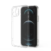 Apple iPhone 12 Pro Kılıf Kamera Korumalı Şeffaf Kapak - 8
