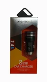 Megatech T05-M24 Renkli 2.4A 2Usb Çelik Araç Şarj Aleti - 1