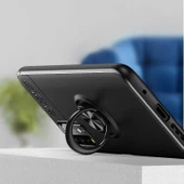 Xiaomi Redmi Note 9 4G Kılıf Yüzüklü Magnetli Ravel Case - 7