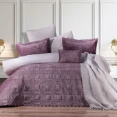 Schafer Home New Daily Kadife Çeyiz Seti 9 Parça-Mor - 1